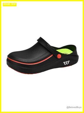 Slip-On Work Clog Lightweight Waterproof EVA Kitchen Nurse Garden Shoe